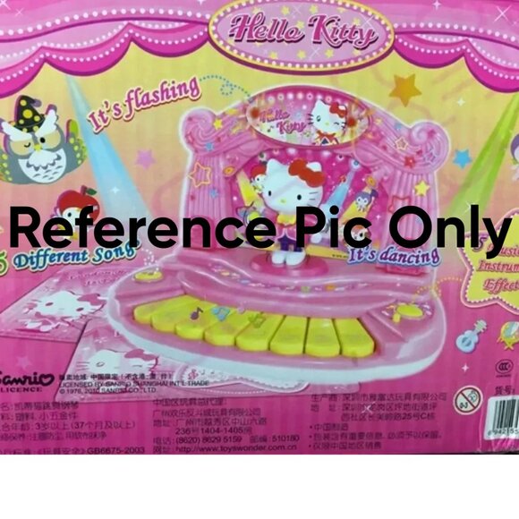 Sanrio Hello Kitty Dancing Piano Figure Vintage Rare Tested Working - Picture 3 of 6